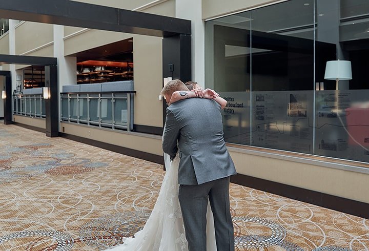 Halifax Marriott Harbourfront Hotel.Alexis and Logan Wedding. CreativeAlex Photography. Wedding photographers in Halifax
