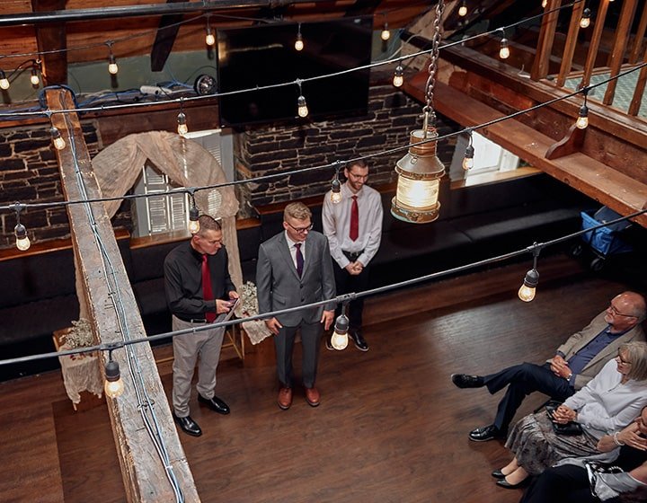 Alexis and Logan Wedding. The Lower Deck Tap Room. CreativeAlex Photography. Affordable wedding photographer in Halifax