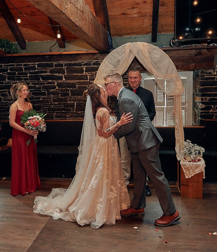Alexis and Logan Wedding. The Lower Deck Tap Room. CreativeAlex Photography. Affordable wedding photographer in Halifax