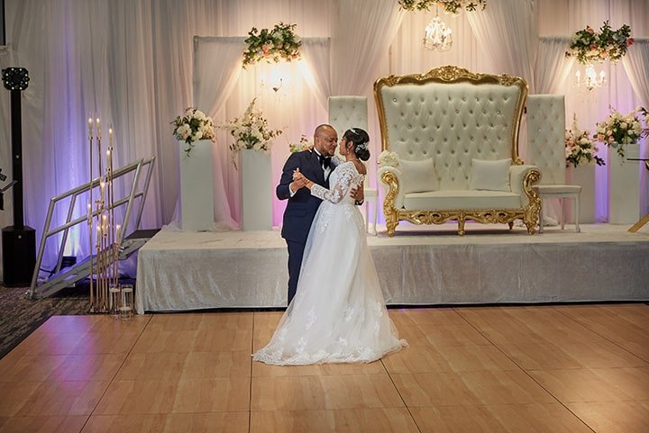 Vanita and Joseph wedding. Halifax wedding photography. Cedar Event Center. First Dance